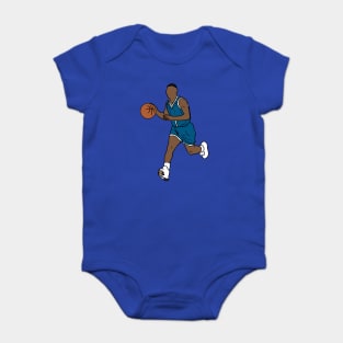 Muggsy Bogues Dribbling Baby Bodysuit